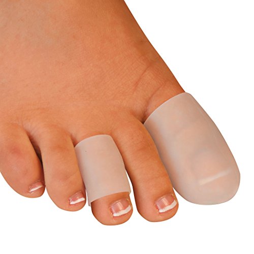 FootMatters Soft Silicone Gel Big Toe Caps & Sleeves Combo Pack ...