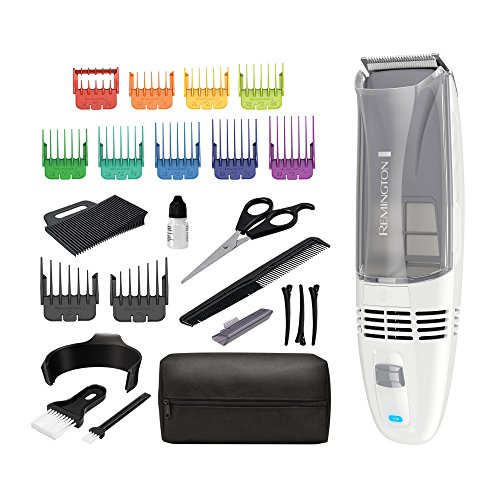 Remington Color Comb Vacuum Haircut Kit, White, HC6525 Beautyworld