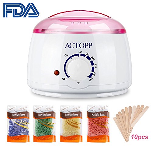 ACTOPP Wax Warmer Hair Removal Electric Wax Melter with 4 Different ...
