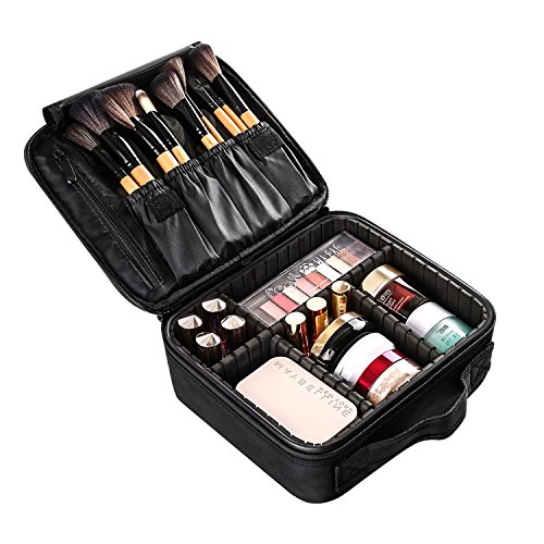 Large Travel Makeup Train Case, Professional DIY Cosmetic Storage ...