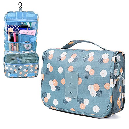 XUZOU Toiletry Bag-Portable Cosmetic Bag Hanging Makeup Bag Waterproof ...