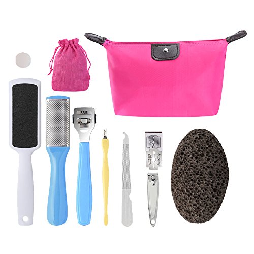 Pretty See 10 in 1 Foot File Callus Remover Stainless Steel Pedicure