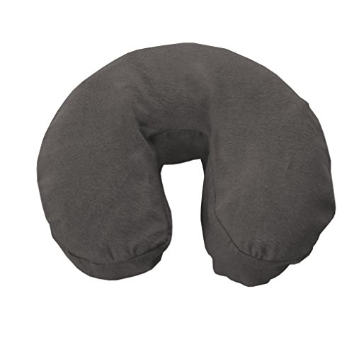 London Linens Premium Flannel Massage Face Rest Cover Cozies, Includes 4pcs (4, Grey)