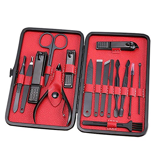 Manicure Pedicure Professional Set for Men Women by CHIVI | Stainless ...