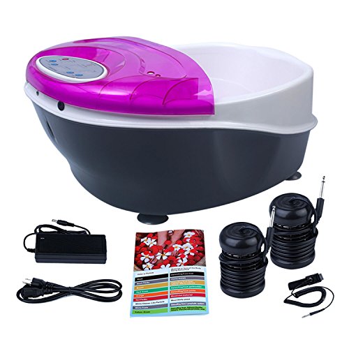 Healcity Elite Plus Ionic Detox Foot Bath SPA System Machine Plus Panel Control + Massager Tub