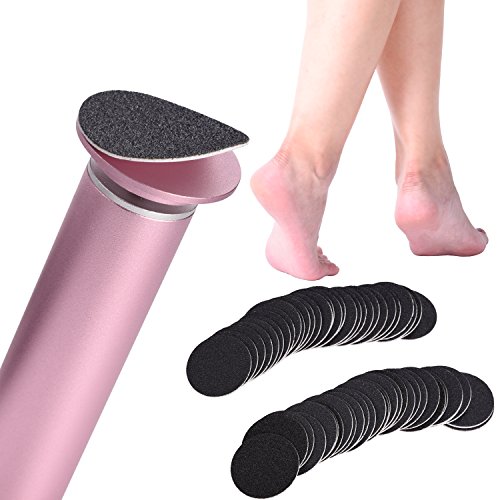 Pedi Foot Files with Speed Controller, Electric Feet Callus Remover With 60pcs Replacement