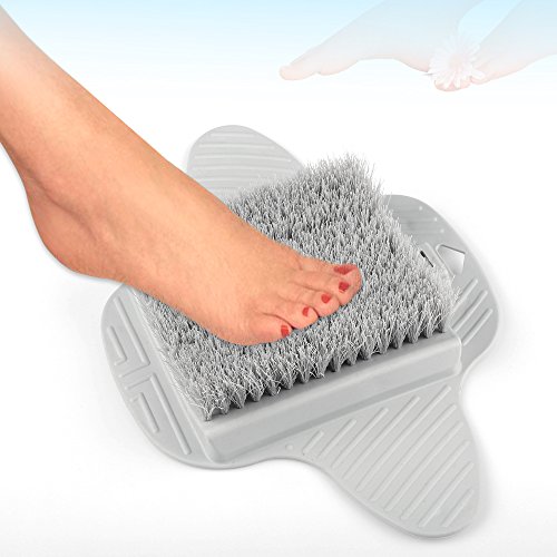Shower Foot Scrubber Bath Brush, Free Hanging Hooks, Foot Brush