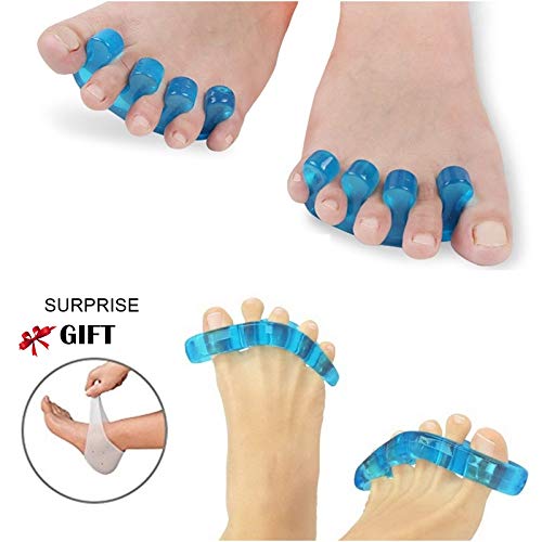 Dr Azzarc's Best Toe Separators & Toe Stretcher & Heel Cups for Plantar ...