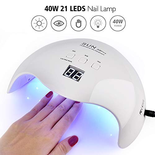 Beautypical 40W LED Nail Light Dryer UV Curing Lamp for Gel Polish