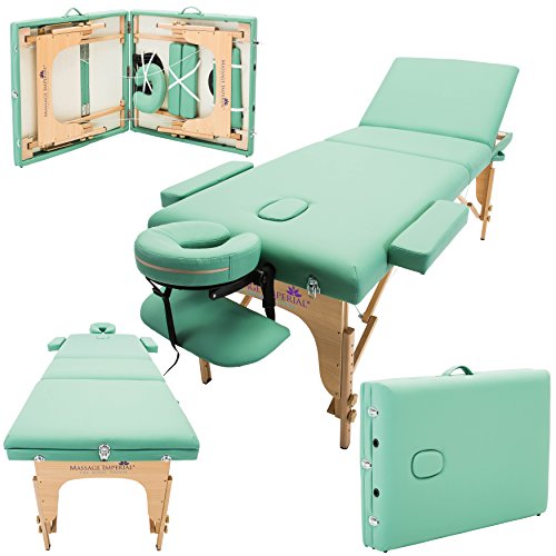 Massage Imperial® Deluxe Lightweight Light Green 3 Section Portable