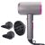 SILK FACTOR Pro 1375 Watt Infrared Technology Hair Dryer – Protects, Adds Shine, and Blow Dries Hair 50% Faster for Salon Quality Results – Gun Metal Grey