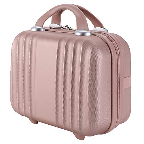 Lzttyee Mini Hard Shell Polychrome Cosmetic Case Luggage, Small Travel ...